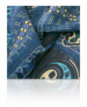 Палантин Унисекс W70.TW4-JAN178741/BLUE